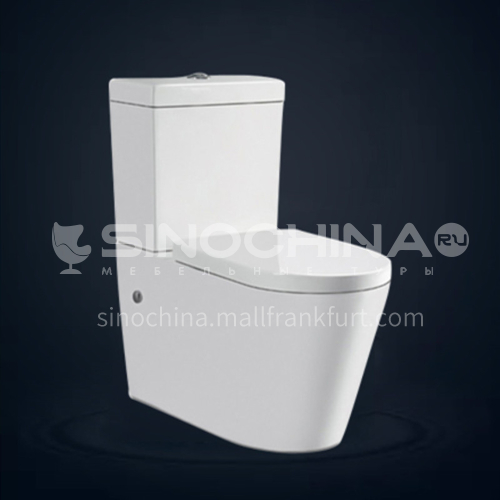  ceramic   two piece toilet p-trap 180mm